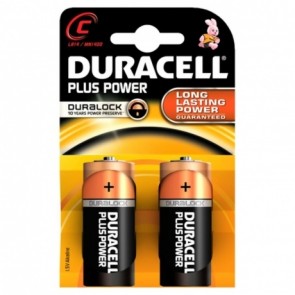 Duracell MN1400 Plus Power Baby Batterie C 2Stk. Pkg.