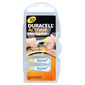 Duracell Hörgerätebatterie D10 Activair